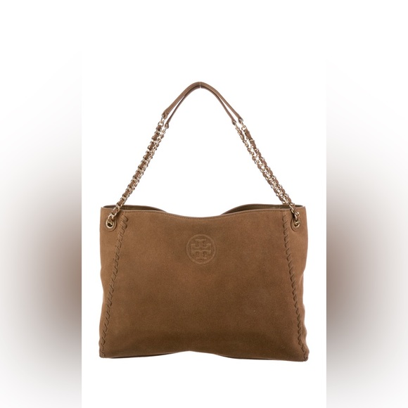 Tory Burch Handbags - Tory Burch Suede brown tote